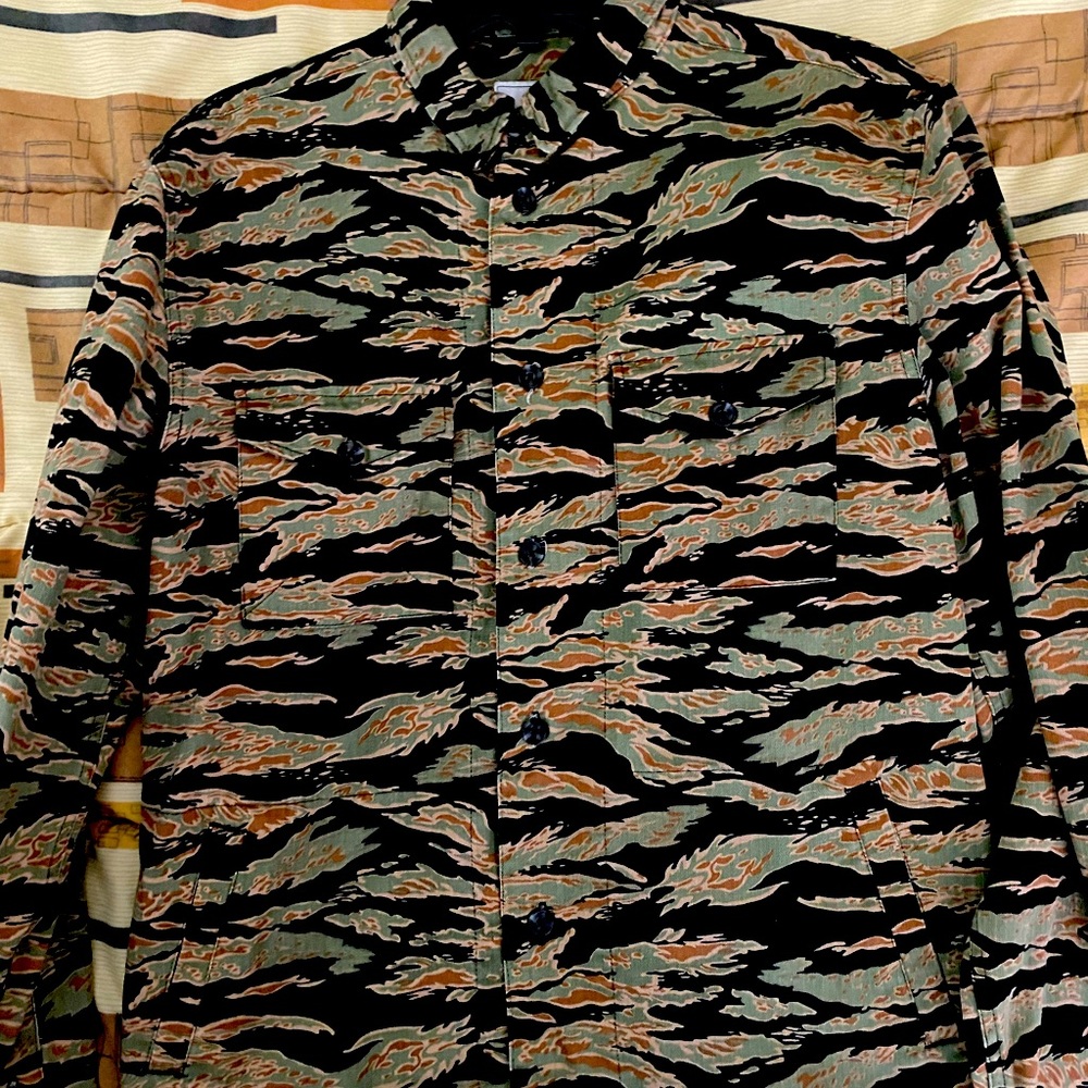 Large tiger camo Matix streetwear jacket shirt great condition
